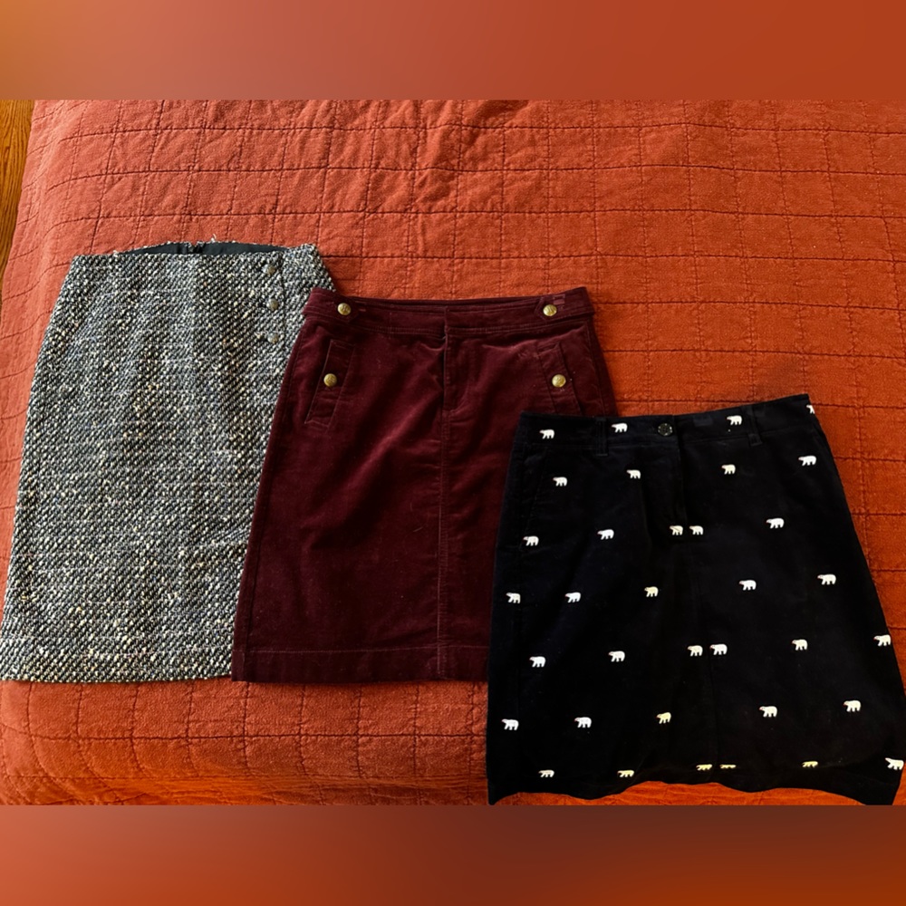 Set of Three Size 2 Talbots Skirts